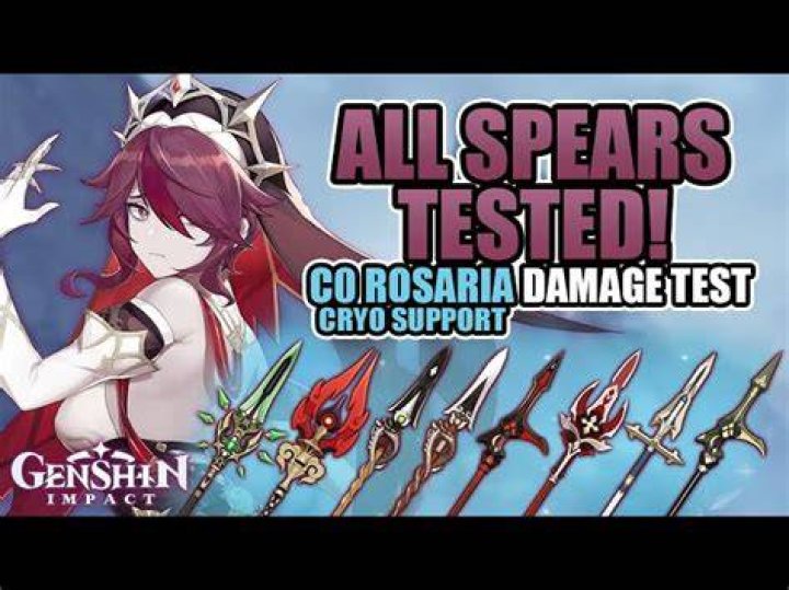 What are good Polearms for Rosaria?
