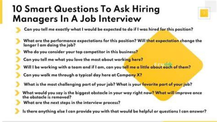 What are good questions to ask a top manager?