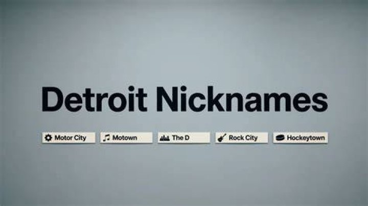 What are nicknames for Detroit?