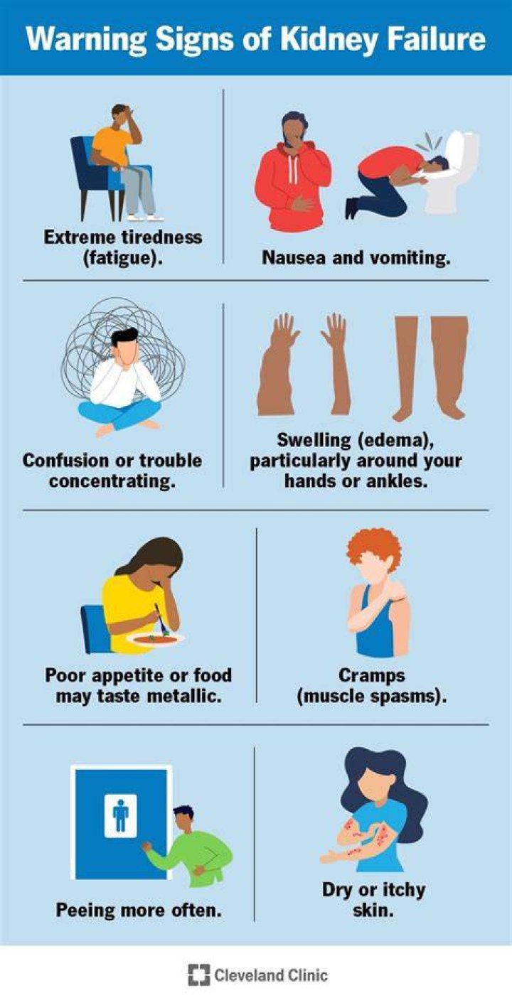 What are signs your kidneys are failing?