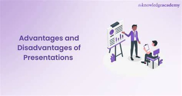 What are some disadvantages of presentations?