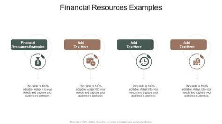 What are some examples of financial resources?