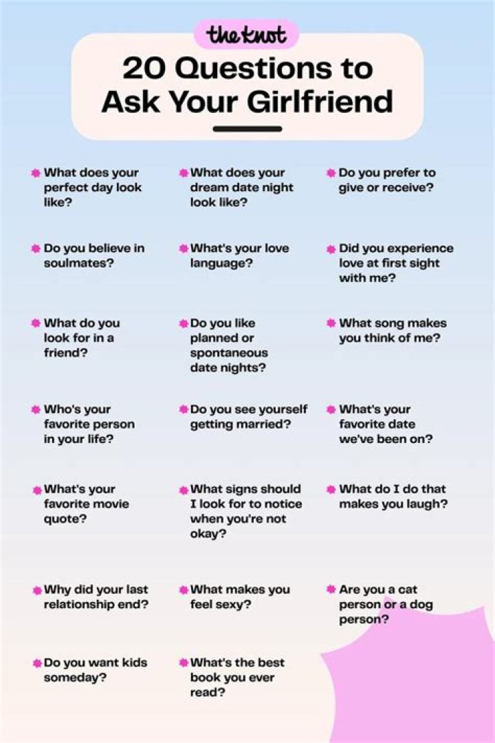 What are some good questions to ask your sister?