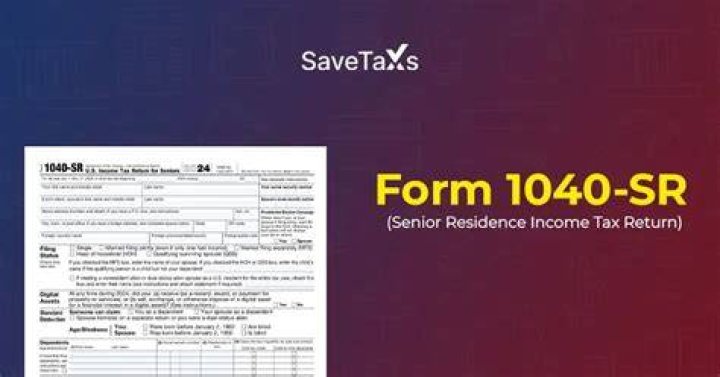 What are some of the advantages of using Form 1040-SR tax return for seniors?