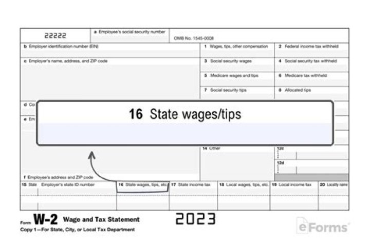 What are state wages and tips on W-2?