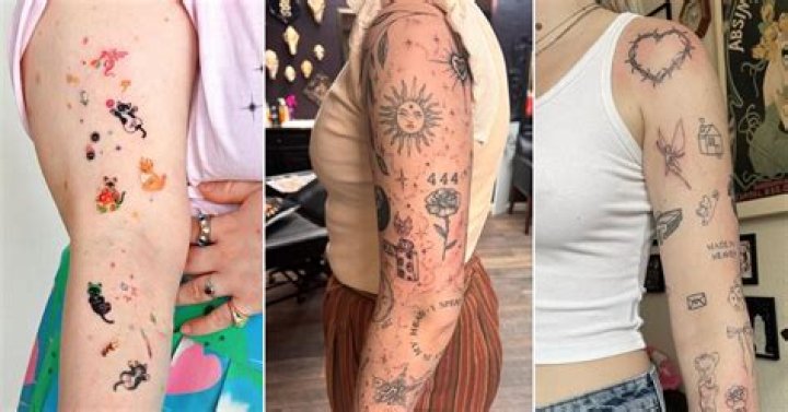 What are sticker tattoos called?