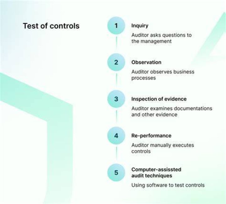 What are tests of controls?