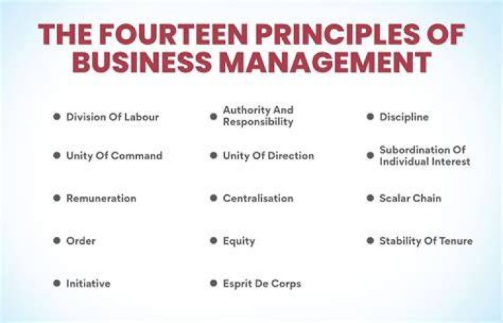 What are the 10 principles of business?