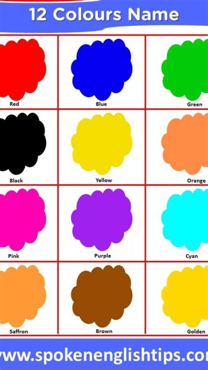 What are the 12 colors name?