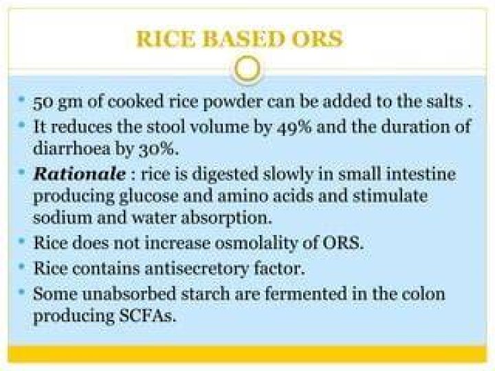 What are the 3 types of ORS?