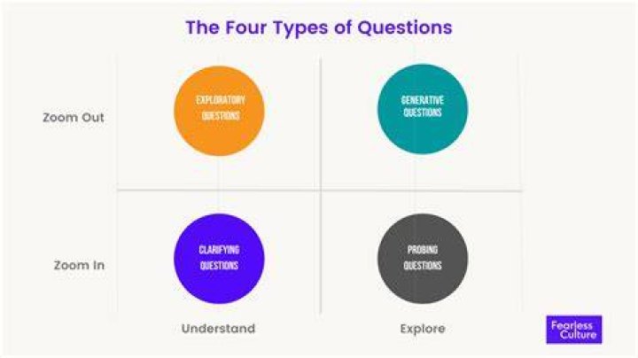 What are the 4 question types?