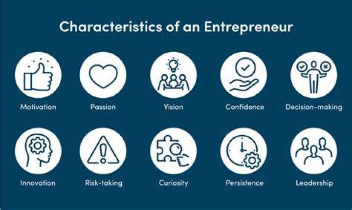 What are the 4 traits of an entrepreneur?