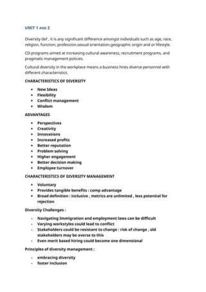 What are the advantages for business from managing diversity BCOM?