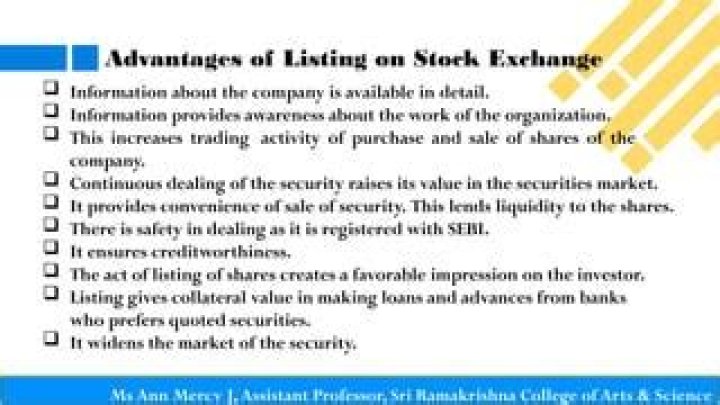 What are the advantages of listing shares internationally?