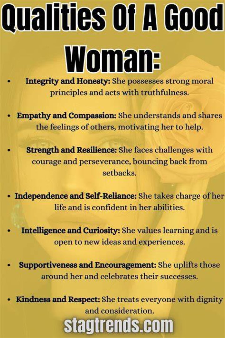 What are the beautiful qualities in a woman?