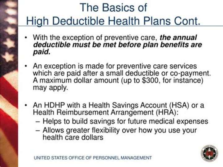 What are the benefits for providers in using high deductible health plans and savings options?