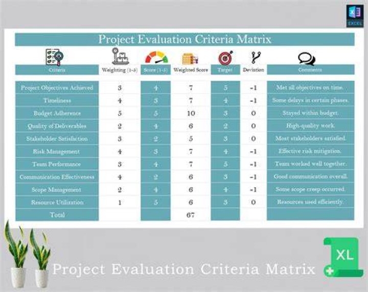 What are the criteria in evaluating the project?