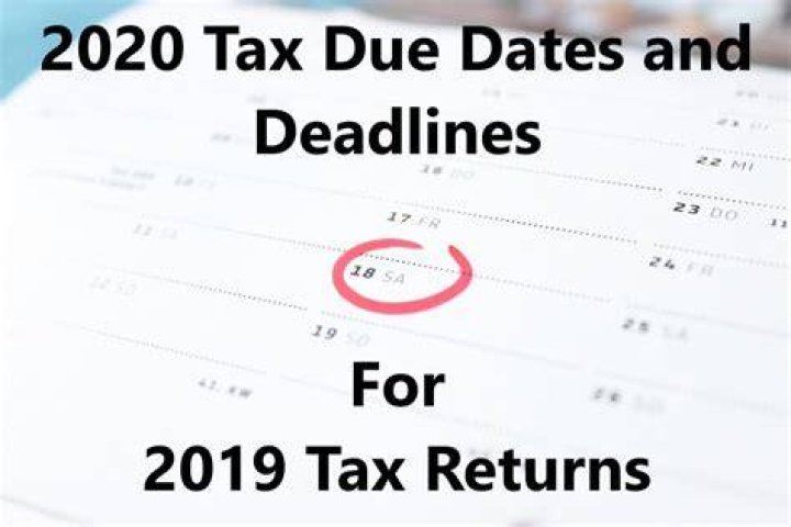 What are the dates for 2019/2020 tax return?