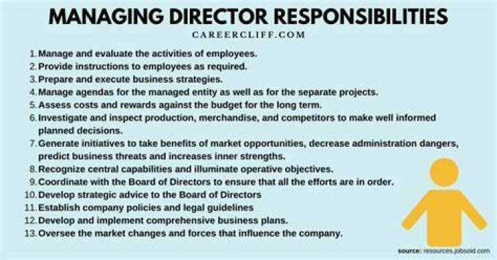 What are the duties of a commercial director?