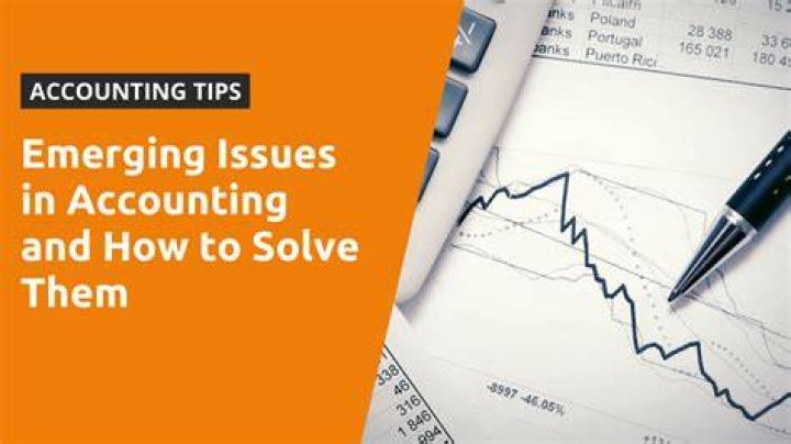 What are the emerging issues in accounting?