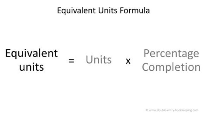 What are the equivalent units?