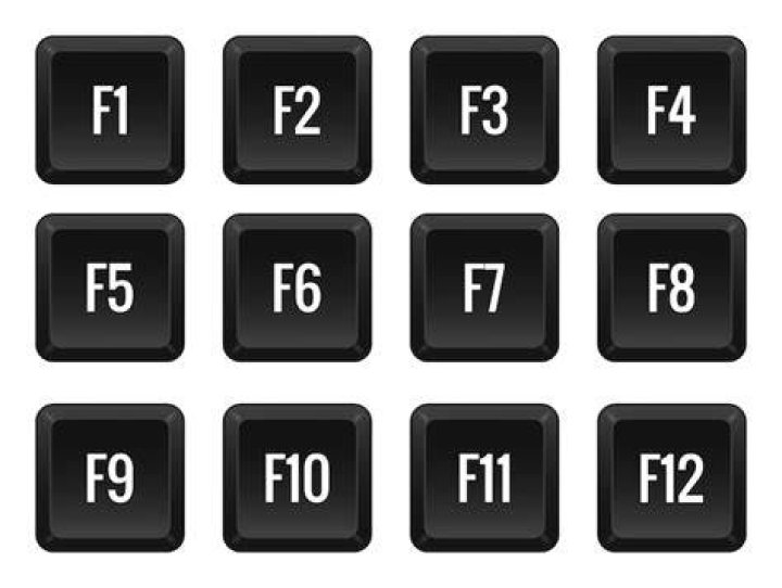 What are the F1 F2 F3 keys for?