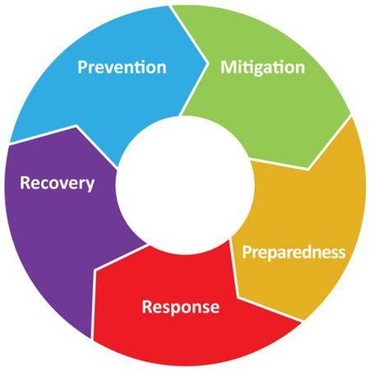 What are the five steps of emergency planning?