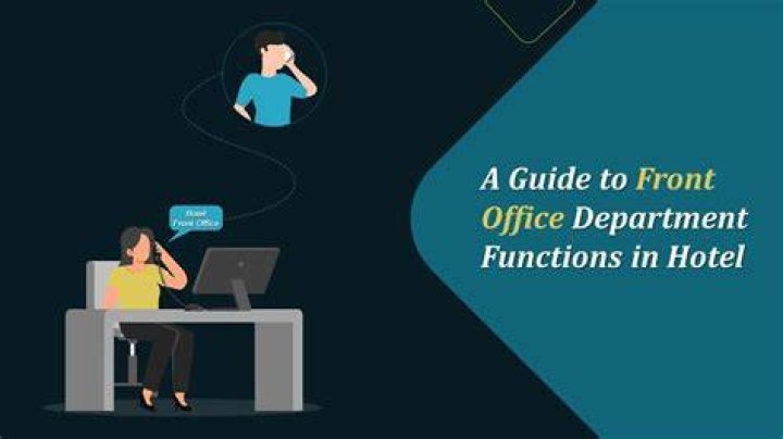 What are the four main functions of the front office?