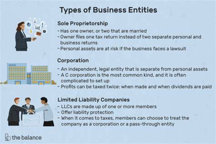 What are the four types of entities?