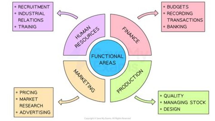 What are the functional areas?