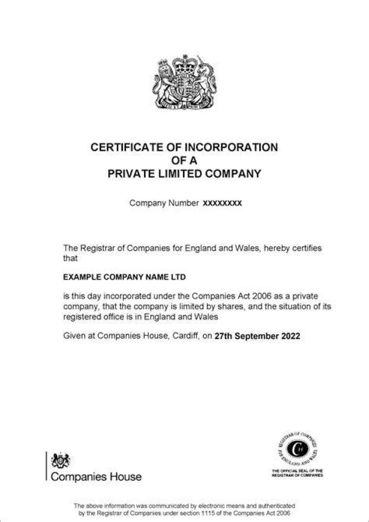 What are the incorporation documents of a company?