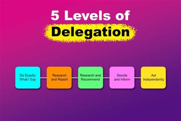 What are the levels of delegation?