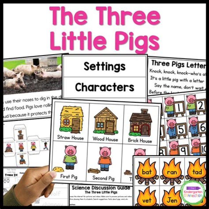What are the names of The Three Little Pigs in a fairytale?