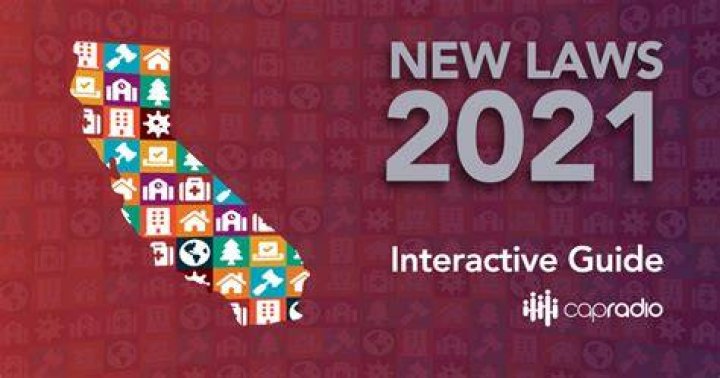 What are the new laws for 2021 for California?
