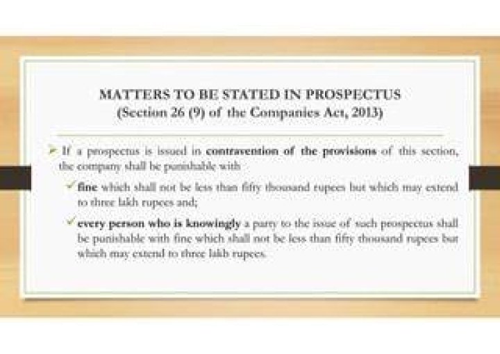 What are the provisions of the Act regarding the issue of a prospectus?