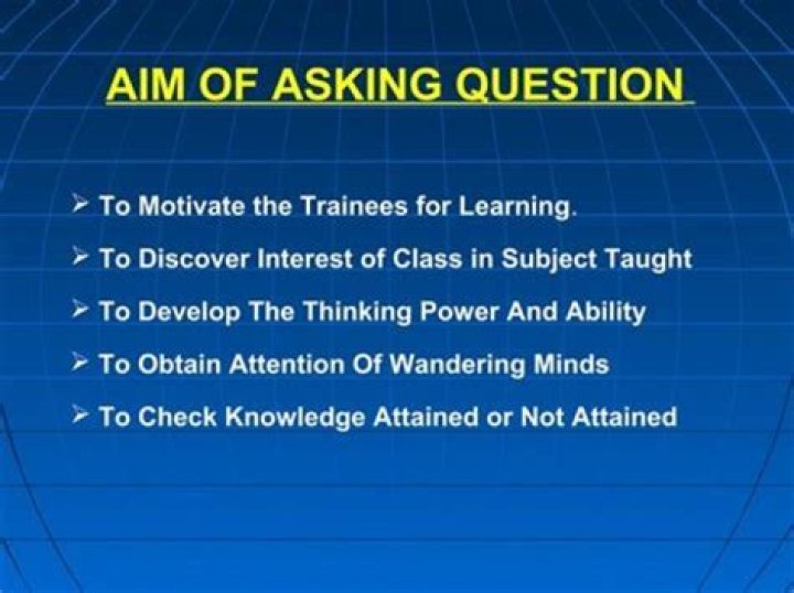 What are the purpose of asking questions when learning?