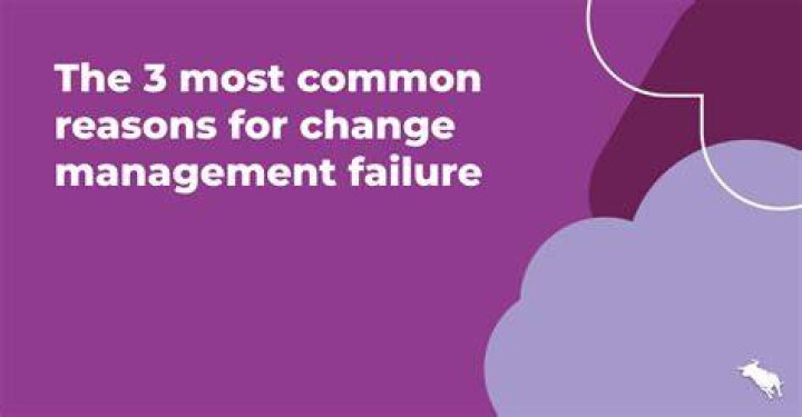 What are the reasons for change management?