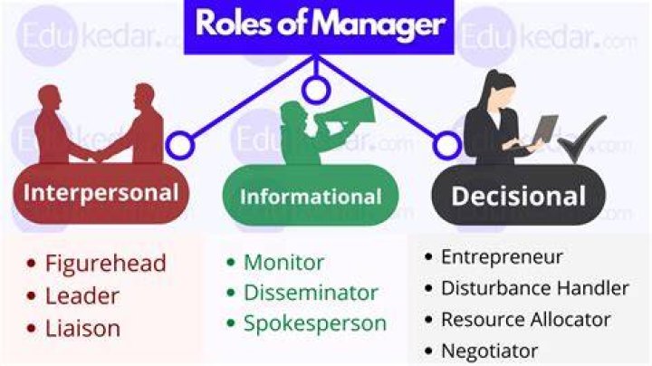 What are the roles of managers?