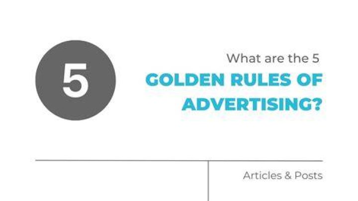 What are the rules of advertising?
