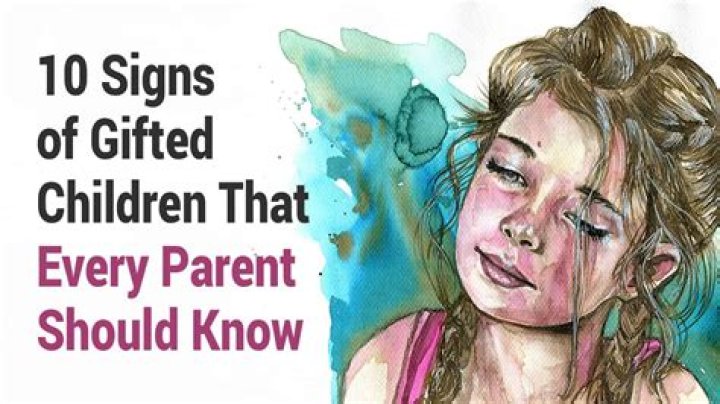 What are the signs of a gifted child?