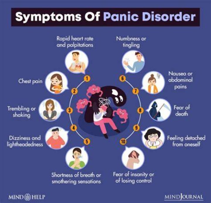 What are the signs of panic disorder?