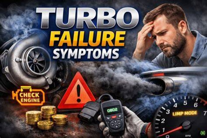 What are the signs of turbo failure?