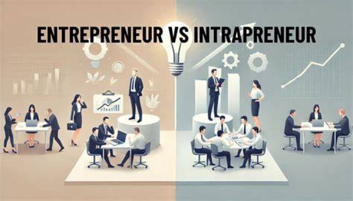 What are the similarities between entrepreneur and intrapreneur?