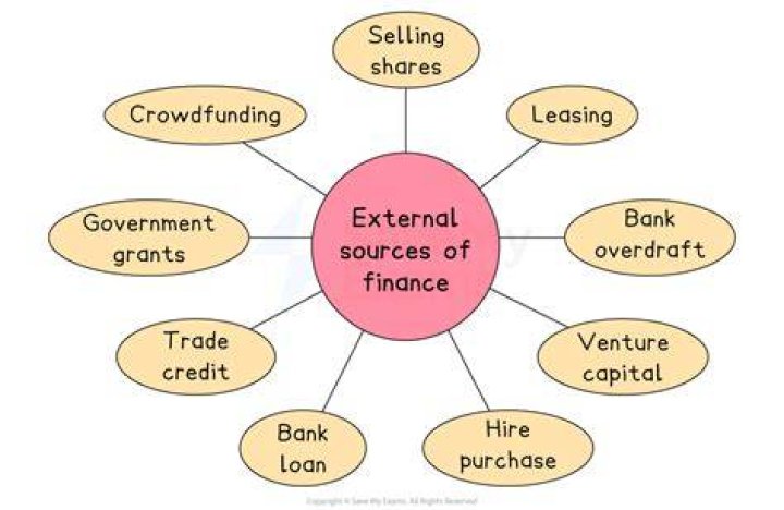 What are the sources of finance in business studies?