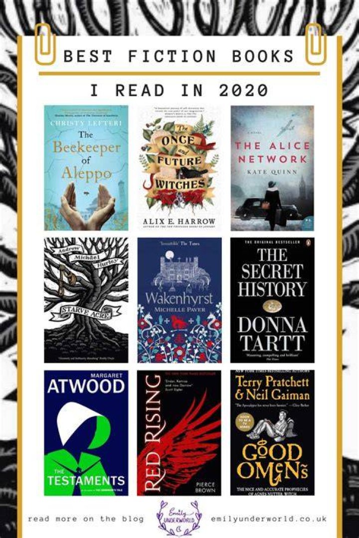 What are the top 10 fiction books of 2020?