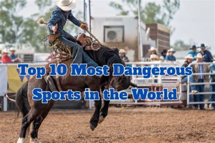 What are the top 3 most dangerous sports?