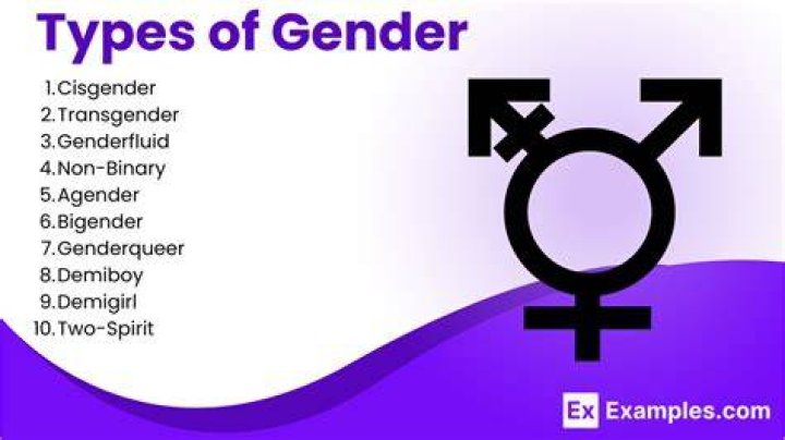 What are the types of gender?