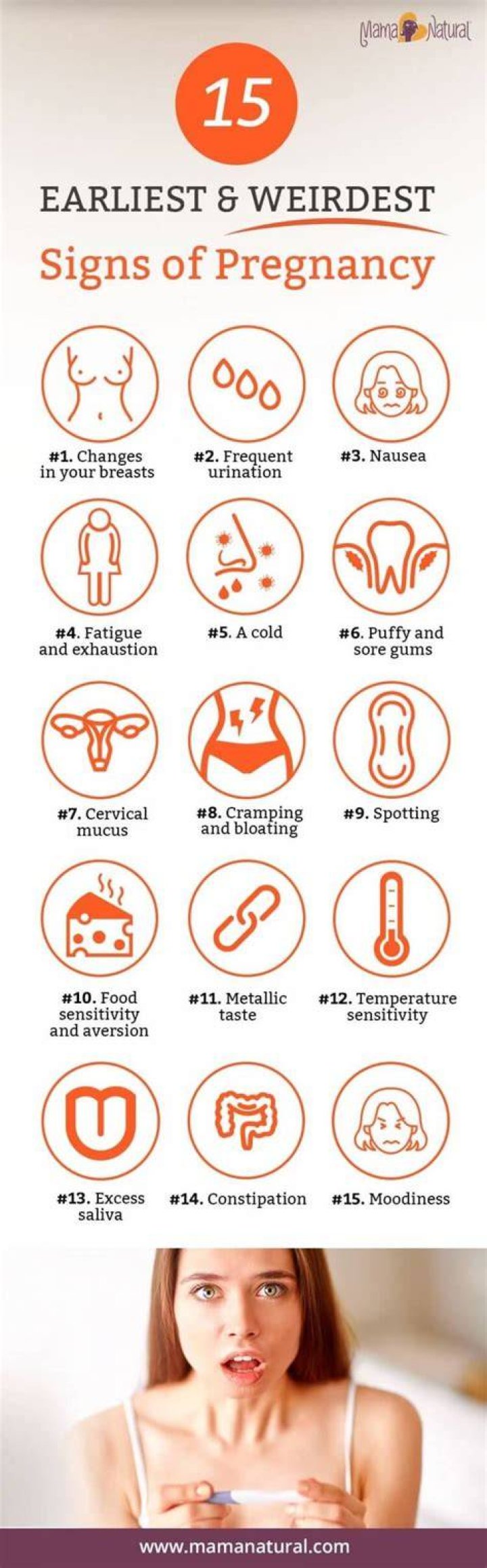 What are the weirdest early signs of pregnancy?