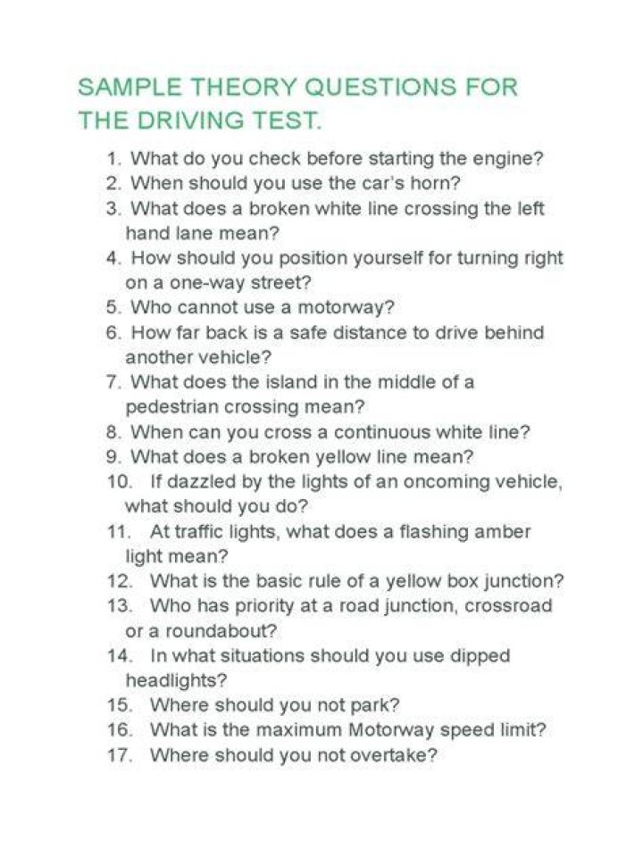 What are theory questions?