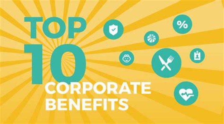 What are typical corporate benefits?